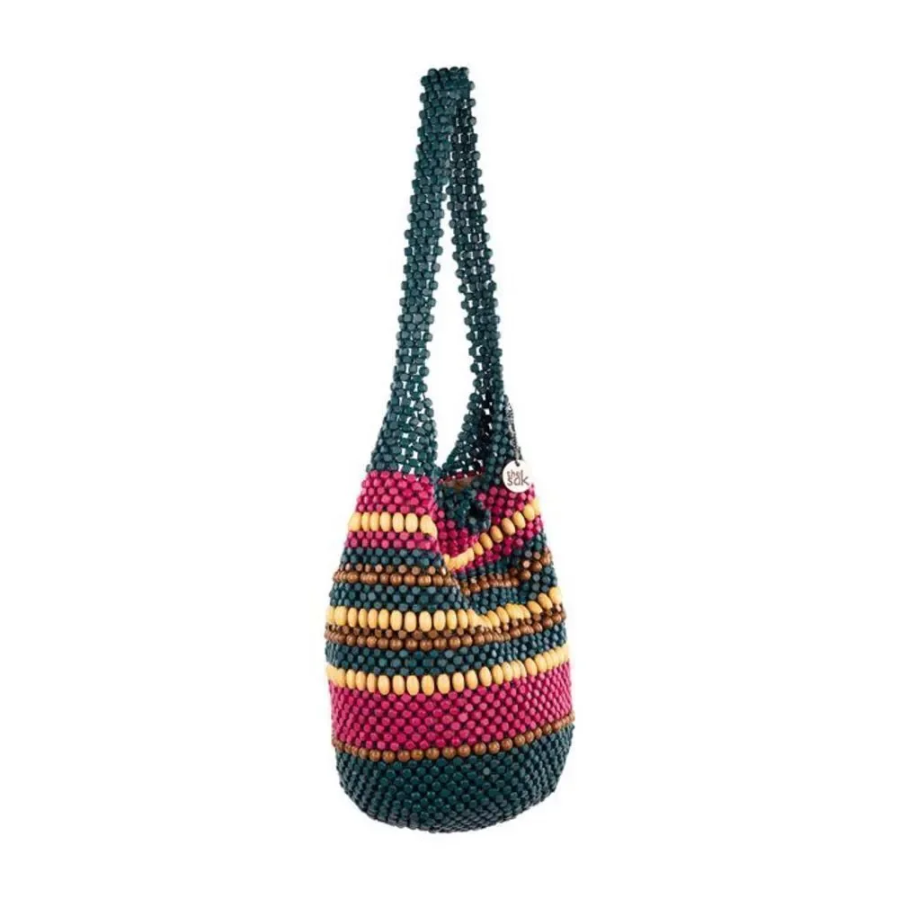 The Sak Back to Bali Hobo Light Denim Multi